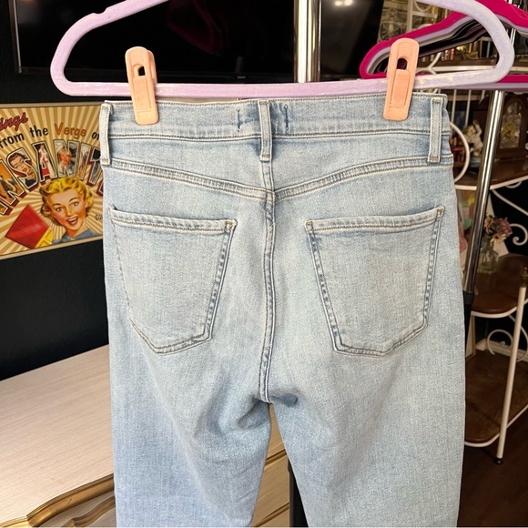 Agolde Sophie Raw Hem High Rise Crop Jeans Size 27 - Picture 6 of 8